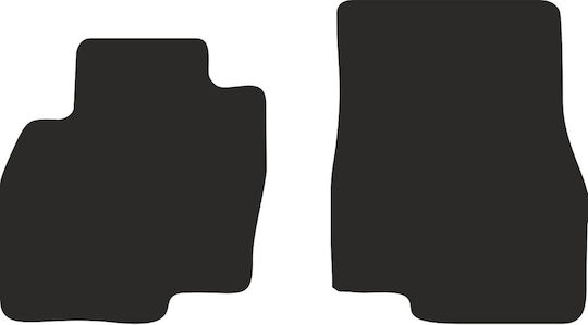 Wielganizator Μπροστινά Πατάκια 2τμχ για Mitsubishi Grandis 2004-2010 Μαύρα