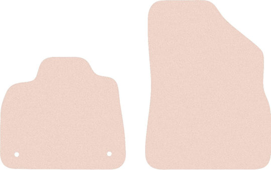 Wielganizator Front Mats 2pcs for Citroen DS5 2011-2018 Beige