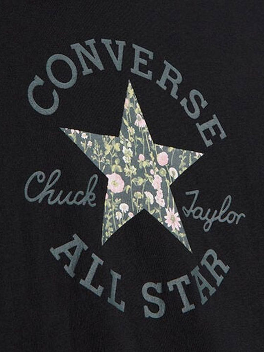 Chuck Taylor Γυναικείο T-shirt Floral Μαύρο