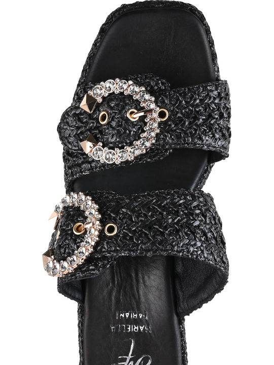 Γυναικεία Σανδάλια Flatforms Μαύρα