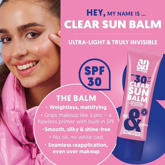 AndBeauty Clear Sun Αδιάβροχο Αντηλιακό Προσώπου SPF30 50ml