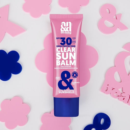AndBeauty Clear Sun Αδιάβροχο Αντηλιακό Προσώπου SPF30 50ml