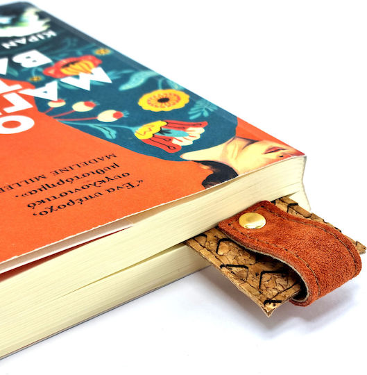 Set Book Cover Case Bookmark Colored Cork