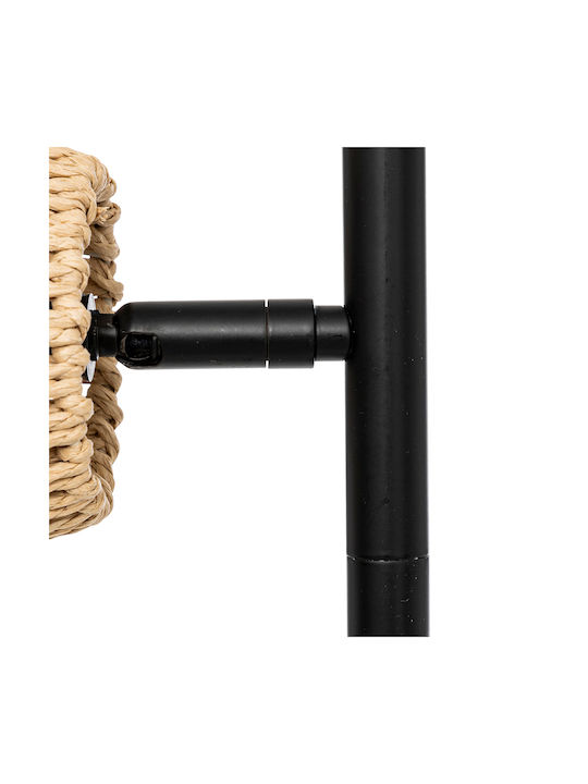 Lampa de podea Î150cm. Negru