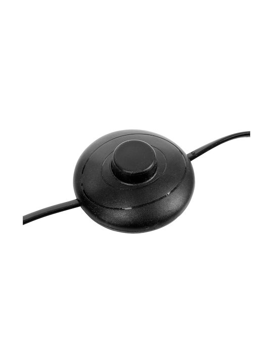 Lampa de podea Î150cm. Negru