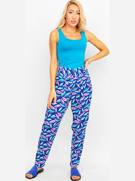 Hosen Für Damen Mit Gummiband Blaue