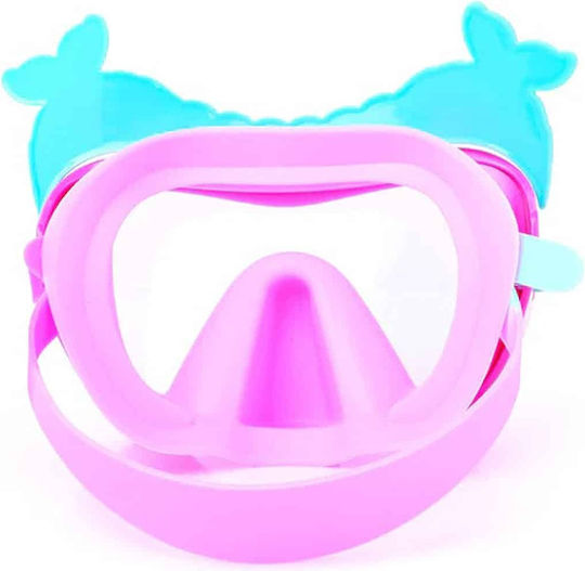 Gama Brands Kids Diving Mask Aqua2ude Mermaid Tail Pink