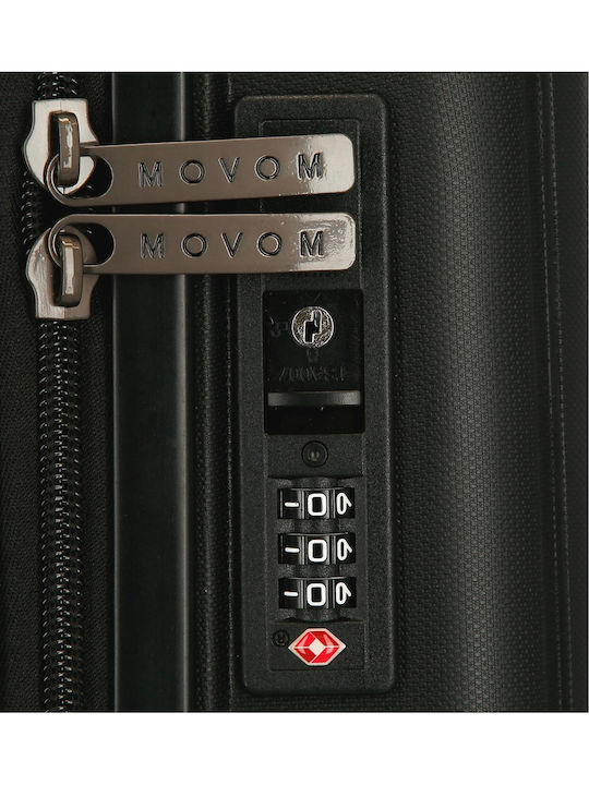 Movom Reisekoffer Black mit 4 Räder
