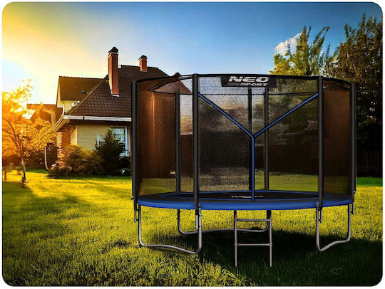 NEO Sport Trampolin Draußen Durchmesser 312cm mit Netz & Leiter