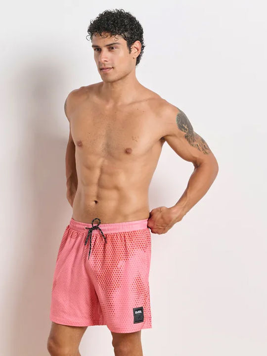 Men's Swimwear Bermuda Fuchsia with Patterns