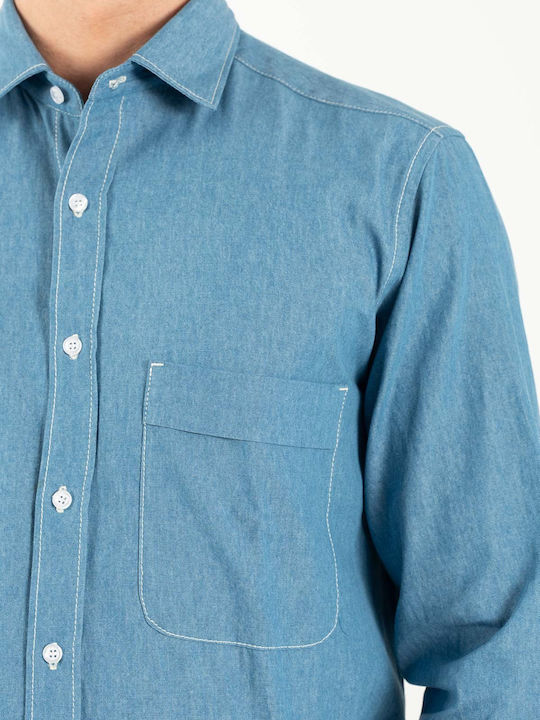Μακρυμάνικo Τζιν Πουκάμισο Denim