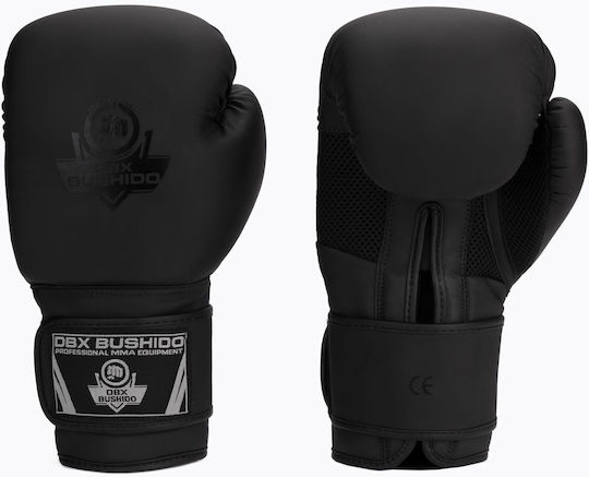 DBX Bushido Bushido Boxhandschuhe aus Kunstleder Schwarz