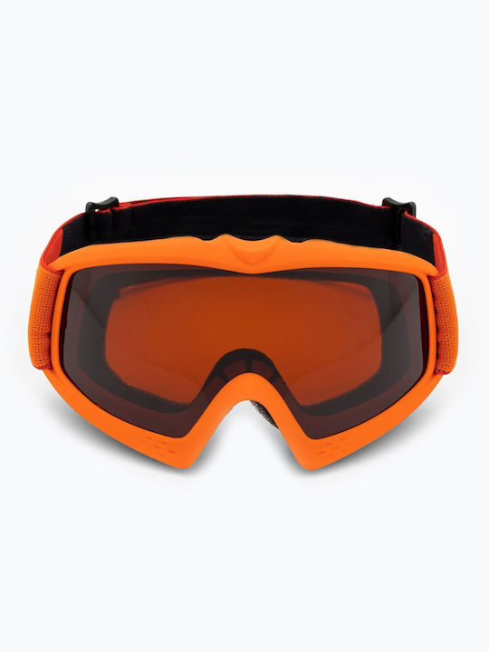 Rossignol Raffish Ski- und Snowboardbrille für Kinder in Orange mit orangefarbenem Glas