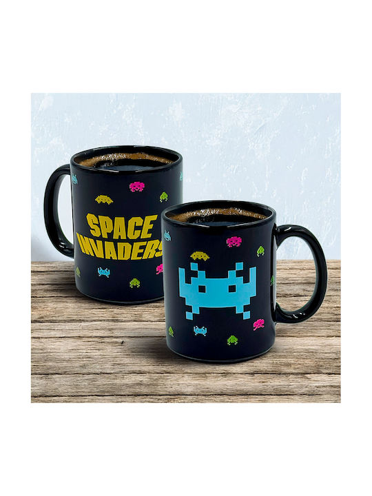 Thumbs Up Ceramic Mug Black 350ml
