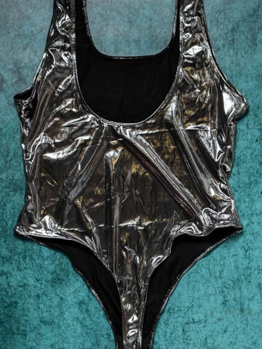 Ophelias Traum Lingerie Metallic Teddy Silber 10h4145slv