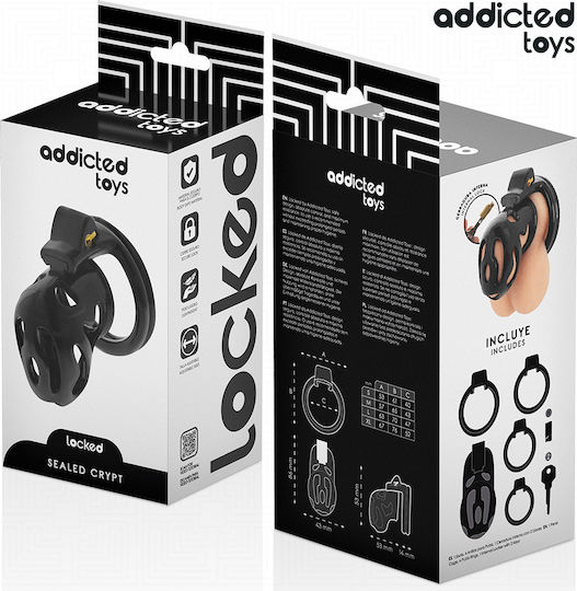 Addicted Toys Κλουβί Πέους σε Μαύρο Χρώμα
