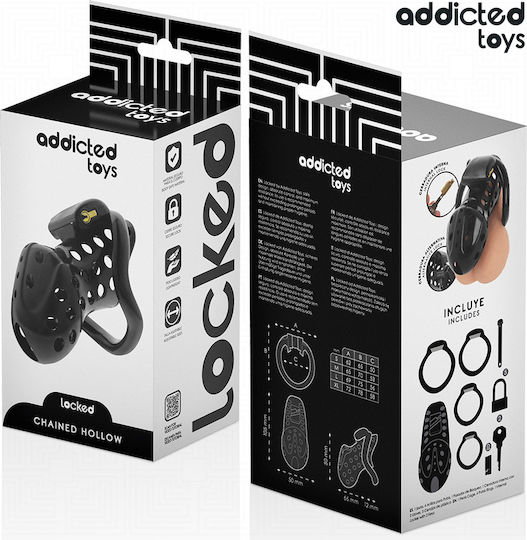 Addicted Toys Κλουβί Πέους σε Μαύρο Χρώμα