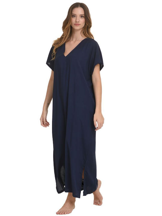 Zen by Daisy Women's Mini Dress Beachwear Blue