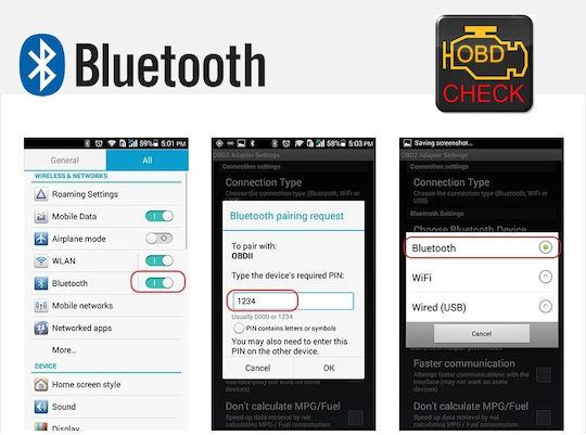 ACP Car Diagnostics ELM 327 Bluetooth Tool OBD 2 Compatible Android