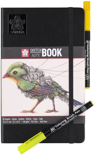 Sketchbook Notebook Sakura White Paper 12 X 12 Cm