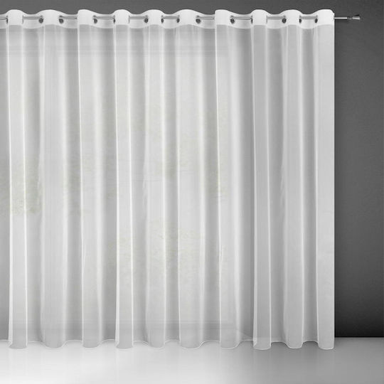 Eurofirany Mit Grommets Esel Weiß 250x350cm