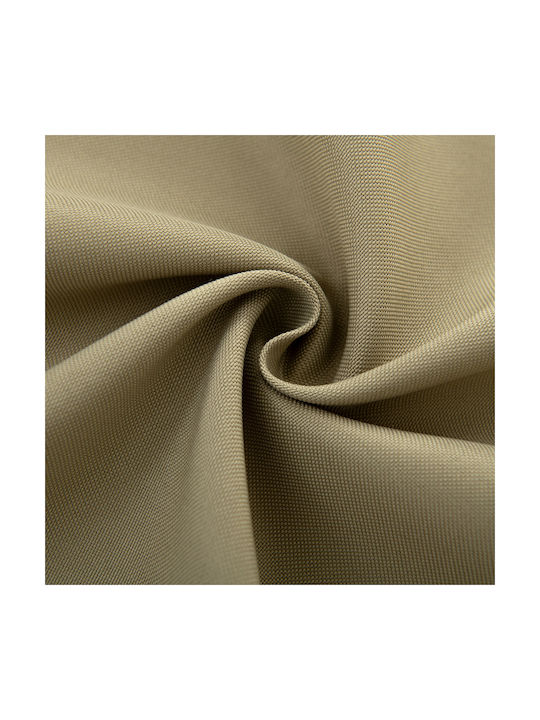 Beauty Home Κουρτίνα με Τρουκς Λαδί 150x260εκ.