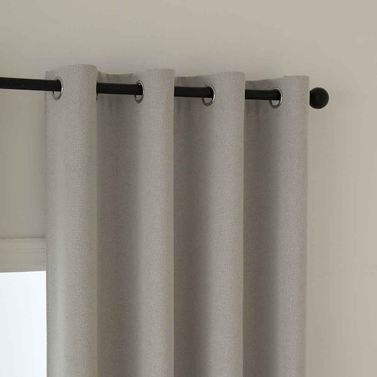 Beauty Home Verdunkelungsvorhang mit Grommets Total 8446 Ecru 140x270cm