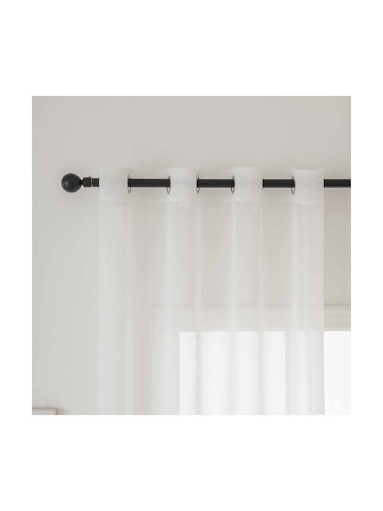 Beauty Home Perdea Cu Capse Sharp Art 8448 Ecru 140x270cm