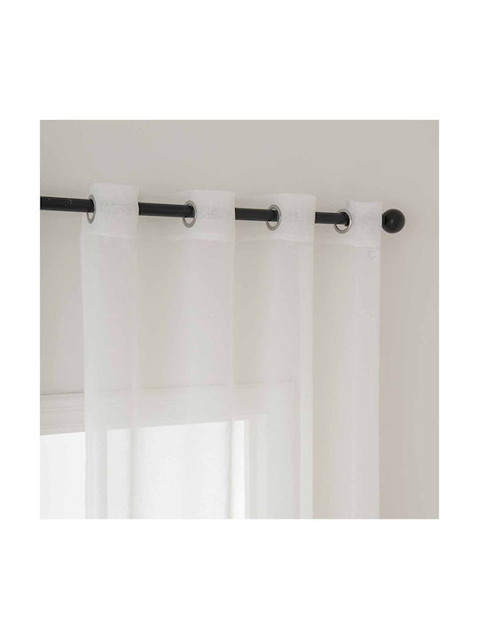 Beauty Home Perdea Cu Capse Sharp Art 8448 Ecru 140x270cm
