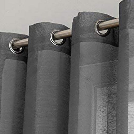 Palamaiki Curtain with Grommet Bele Gray 140x260cm