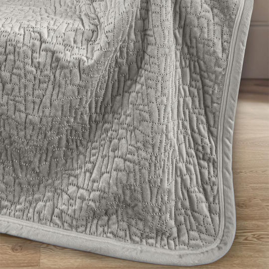 Guy Laroche Bolzano Blanket Sherpa Sofa 130x170cm Vison Velvet