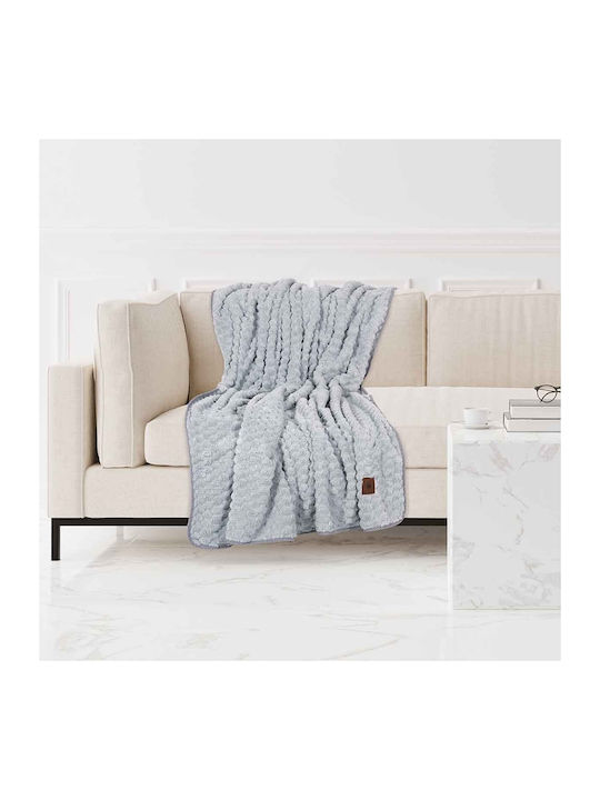 Greenwich Polo Club 8837 Κουβέρτα Fleece Καναπέ 130x170εκ. Grey