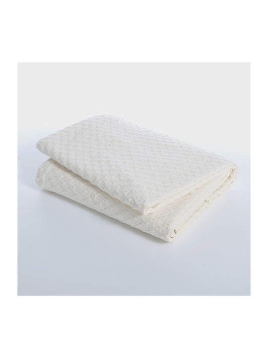 Nef-Nef Homeware Elmer Decke Piqué Moné 160x240cm Off-White