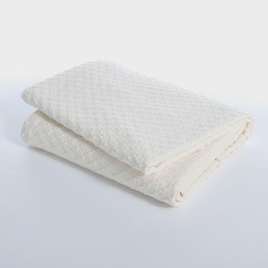 Nef-Nef Homeware Elmer Одеяло Пике Едно 160x240 см Екрю
