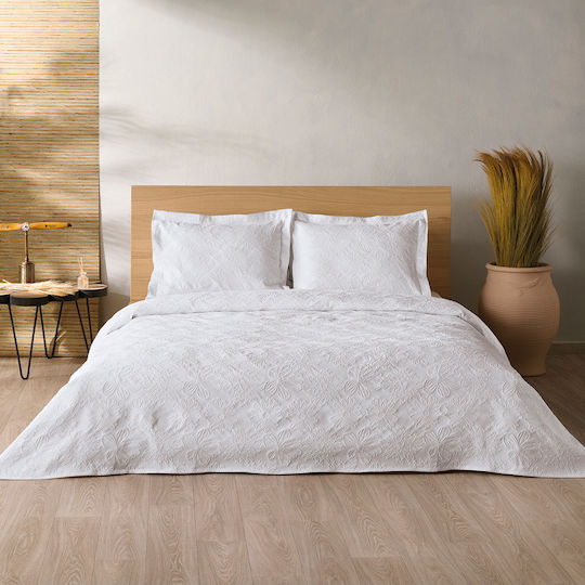 Kentia Soliman Κουβέρτα Πικέ Υπέρδιπλη 230x260εκ.