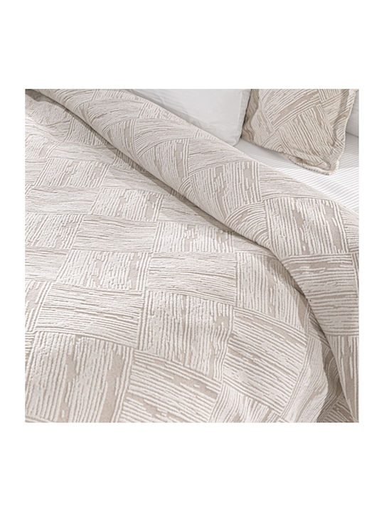 Guy Laroche Lucid Κουβέρτα King Size 260x250εκ. Natural