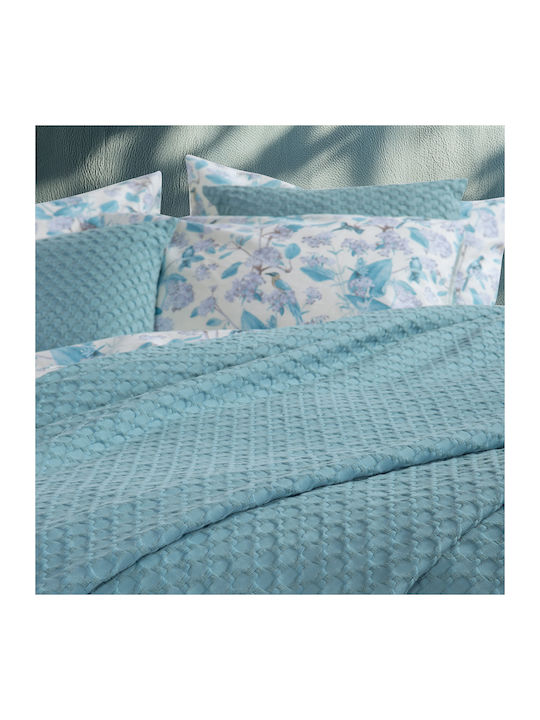 Nef-Nef Homeware Elmer Decke Piqué Moné 160x240cm Aqua