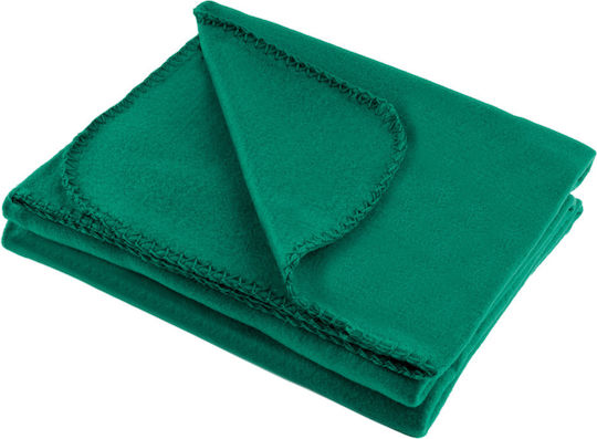Teesa Κουβέρτα Fleece Καναπέ 130x150εκ. Green