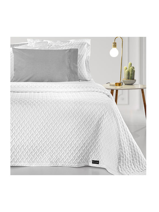 Guy Laroche Bello Κουβέρτα Πικέ Υπέρδιπλη 245x260εκ. White