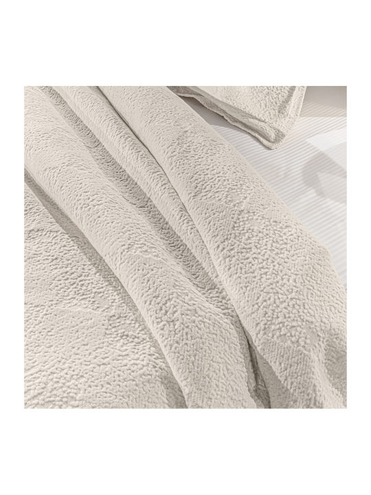 Guy Laroche Portobello Κουβέρτα Σενίλ King Size 260x250εκ. Ecru