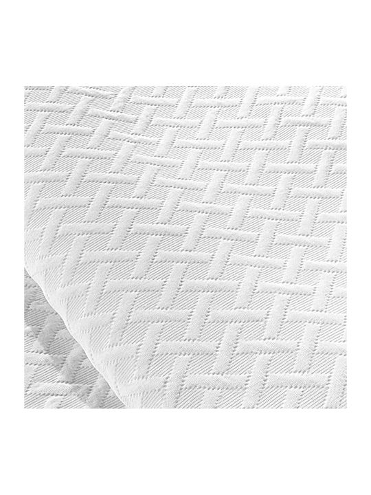Guy Laroche Bello Κουβέρτα Πικέ Υπέρδιπλη 245x260εκ. White