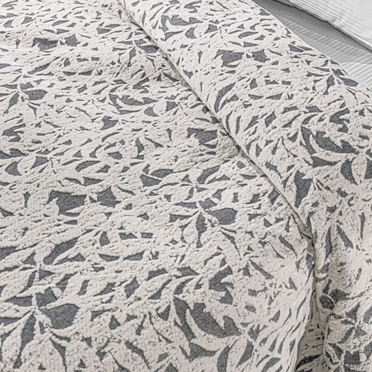 Guy Laroche Blossom Κουβέρτα Σενίλ King Size 260x250εκ. Smoke