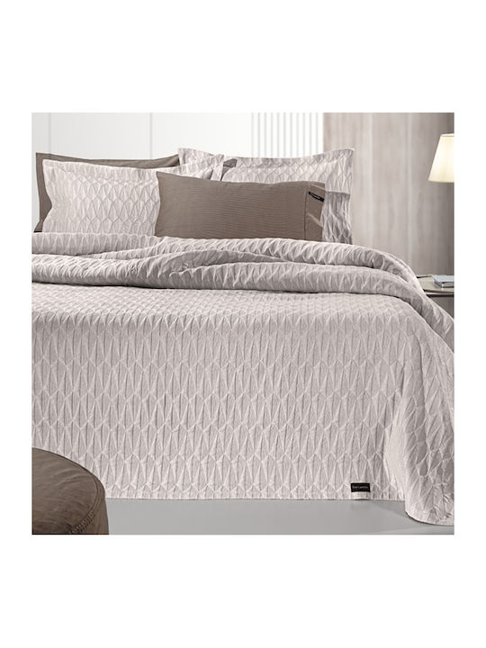 Guy Laroche Medici Pique Blanket Super King 245x260cm Linen