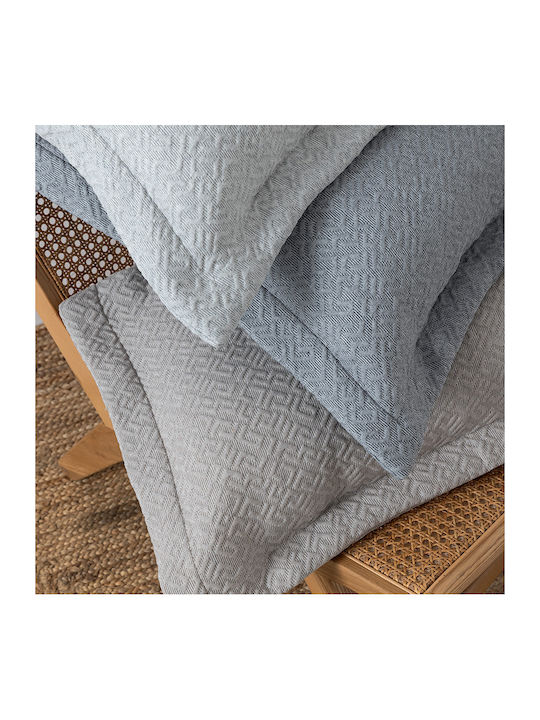 Palamaiki Zoe Pique Blanket Double 230x260cm Silver