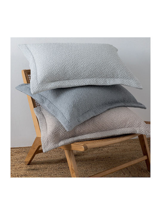 Palamaiki Zoe Κουβέρτα Πικέ Μονή 170x260εκ. Grey