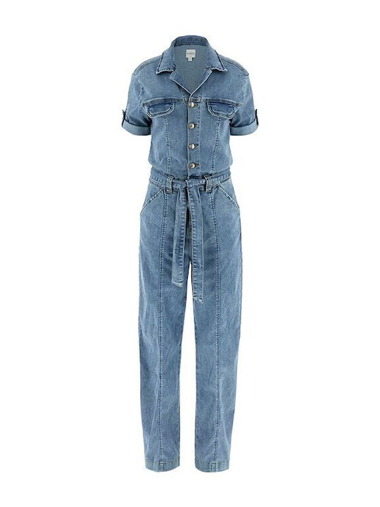 Damen Einteiler Anzug Denim