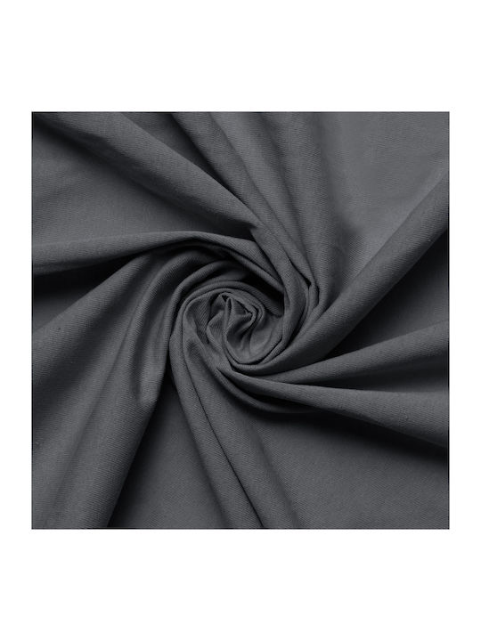 Matex Σεντόνι Διπλό με Λάστιχο 150x190εκ. Graphite_45