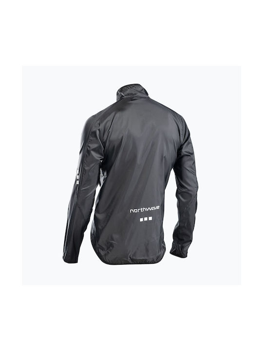 Northwave Vortex Waterproof Cycling Windbreaker Jacket Long sleeve Black