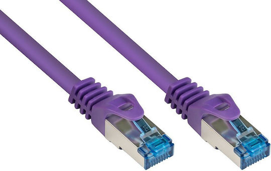 Good Connections S/FTP Cat.6a (Gigabit) Мрежов Кабел Ethernet 3м Лилав