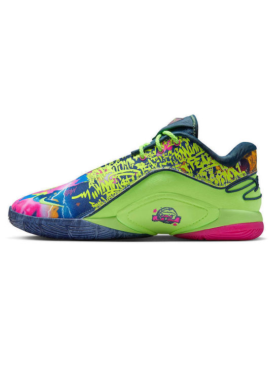 LeBron 22 Low Basketball Shoes Blustery / Fireberry / Ghost Green / Diffused Blue / Armory Navy / Playful Pink